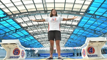 Tetracampeã mundial da maratona aquática, Ana Marcela Cunha busca a inédita medalha olímpica. Foto: Ivan Storti / Unisanta