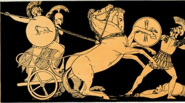 Cena da 'Ilíada', de Homero, ilustrada. Foto: Perspectiva