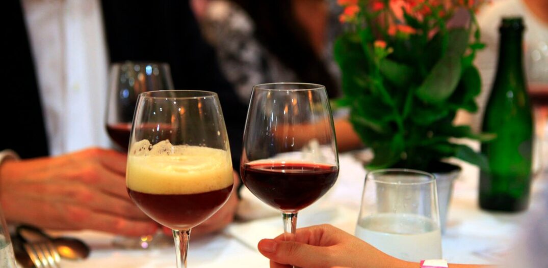 Taças de vinho e cerveja. Foto: Gui Gomes/Estadão 