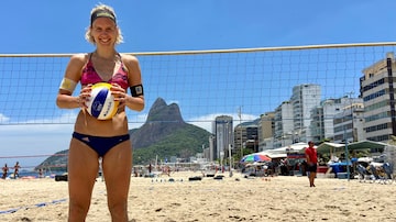 Laura Ludwig está no Rio de Janeiro para disputa de evento de vôlei de praia. Foto: Lívia Mendonça/Divulgação