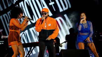 O rapper Emicida e o duo Ibeyi se apresentam no Rock in Rio 2019. Foto: Wilton Junior/Estadão