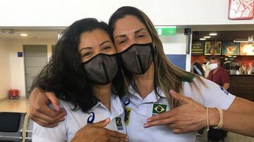 Carolana e Carol Gattaz foram confundidas na premiação do Sul-Americano de Vôlei. Foto: Divulgação/CBV