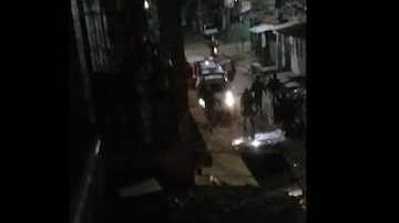 Moradores divulgaram nas redes sociais vídeos da ação policial em Manaus. Foto: Reprodução
