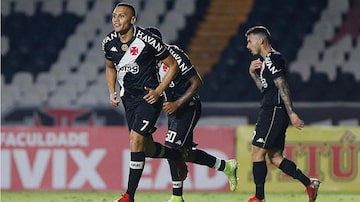 Léo Jabá faz o gol do Vasco sobre o Vila Nova. Foto: Rafael Ribeiro/Vasco