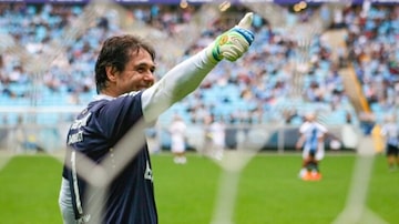 Danrlei, um dos maiores goleiros da história do Grêmio e grande ídolo do clube. Foto: Chico Santana