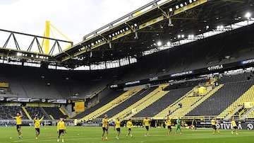 Borussia Dortmund promove encontro virtual global; no Brasil, Amoroso e Ewerthon serão os astros. Foto: Martin Meissner/EFE