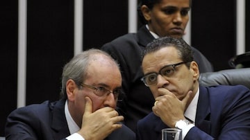 Eduardo Cunha e Henrique Eduardo Alves. Foto: Luís Macedo/Câmara dos Deputados