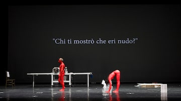 Na peça 'Genesis 6, 6-7' a autora catalã Angélica Liddell transforma violência real em um ato poético. Foto: Luca Del Pia