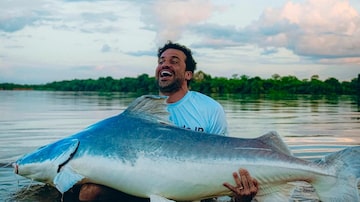 24/3/24 - Foto de instagram @pablomarcal1 - "36 anos em busca de uma piraíba de quase 2 metros. Tá aí o peixe líder da temporada"

CRÉDITO: Reprodução/Instagram/@pablomarcal1. Foto: Reprodução/Instagram/@pablomarcal1 