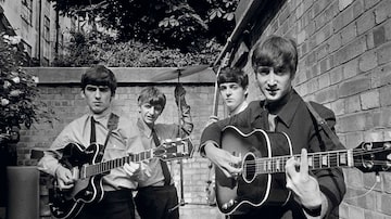 George, Ringo, Paul e John, os Beatles. Foto: Terry O'Neill