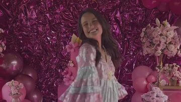 A decoração da festa de Larissa Manoela era toda cor-de-rosa. Foto: Reprodução/ Instagram @sonhos_delari