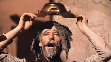 Peter O'Toole. No filme de 1972, ator é Cervantes e Quixote. Foto: UNITED ARTISTS