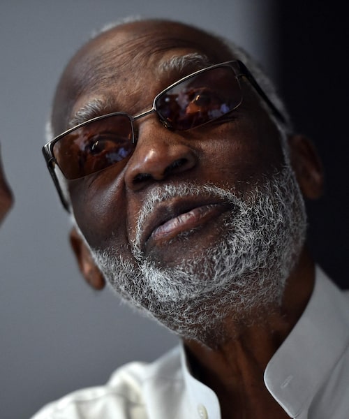 (FILES) In this file photo taken on August 3, 2016 US jazz pianist and composer Ahmad Jamal (born Frederick Russell Jones) speaks during the Marciac Jazz Festival in Marciac. - Ahmad Jamal, a towering and influential jazz pianist, composer and band leader in a career spanning more than seven decades, has died at age 92, news reports said Sunday.
Jamal's widow Laura Hess-Hey confirmed his death but did not give details, The Washington Post reported. Music news outlets in France and Britain also reported his death. (Photo by Rémy GABALDA / AFP)