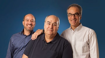 Da esquerda para a direita: José Roberto Marinho, Roberto Irineu Marinho e João Roberto Marinho. Foto: Grupo Globo