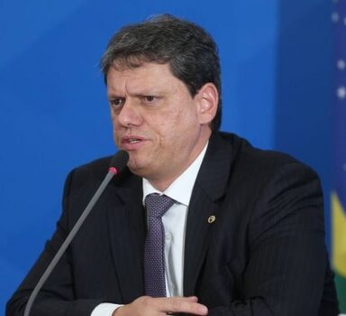 O ex-ministro da Infraestrutura Tarcísio de Freitas.