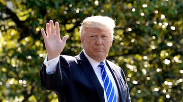 Donald Trump, presidente dos Estados Unidos. Foto: Olivier Douliery/ AFP