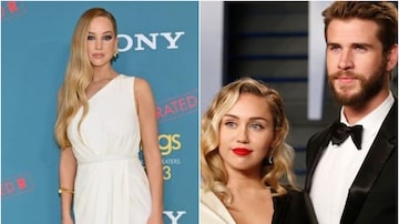 Jennifer Lawrence comenta suposto caso com ex-marido de Miley Cyrus. Foto: Angela Weiss /AFP/Danny Moloshok/Reuters