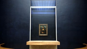 O quadro Mona Lisa (La Gioconda), no museu do Louvre, em Paris. Foto: PHILIPPE WOJAZER