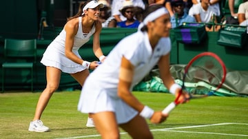 Luisa Stefani e Caroline Garcia avançam em Wimbledon. Foto: Wimbledon