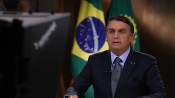 Jair Bolsonaro durante gravação de discurso para a 75ª Assembleia Geral da ONU, em 2020; presidente participará presencialmente neste ano. Foto: Marcos Corrêa/PR