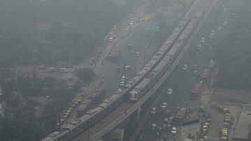 A poluição tornou-se tão grave que este mês foi declarada emergência pública. Foto: Anushree Fadnavis/Reuters
