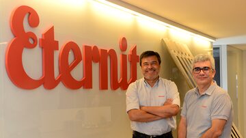 Luís Augusto e Paulo Andrade, da Eternit. Foto: ClaudiaMifano