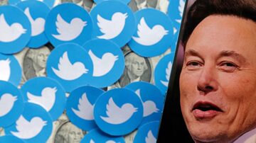 FILE PHOTO: Elon Musk photo, Twitter logos and U.S. dollar banknotes are seen in this illustration, August 10, 2022. REUTERS/Dado Ruvic/Illustration/File Photo. Foto: Dado Ruvic/Reuters