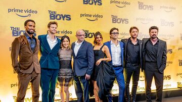 Elenco do 'The Boys' e o criador da série Erik Kripke estiveram no Brasil para evento que promoveu último episódio, que fica disponível nesta sexta, 8, na Prime Video. Foto: Bruno Soares
