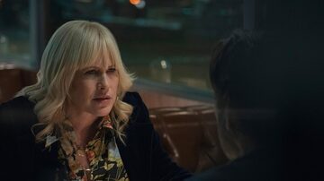 This image released by Apple TV shows Patricia Arquette in a scene from "High Desert," a series directed by Jay Roach. (Hilary Bronwyn Gayle/Apple via AP)
