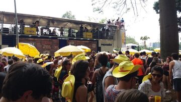 Bloco Pinga Ni Mim faz a festa dos foliões no Ibirapuera. Foto: Leonardo Zvarick/Estadão