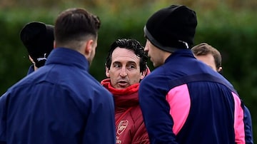 Unai Emery, técnico do Arsenal. Foto: Tony O'Brien/Reuters