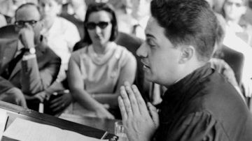 O sociólogo Fernando Henrique Cardoso defende tese na USP, São Paulo, SP, 1963. Foto: Domício Pinheiro/Estadão 