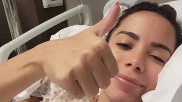 Anitta foi internada emSão Paulo na segunda-feira, 18. Foto: Instagram/@anitta