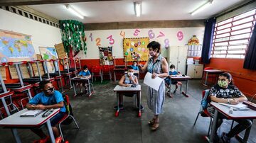 Escola estadual em São Paulo; colégios se preparam para retorno gradual. Foto: Werther Santana/Estadão