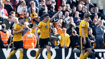 Leander Dendoncker, meia do Wolverhampton, marcou o único gol da partida. Foto: David Klein/Reuters