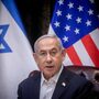 Israeli Prime Minister Benjamin Netanyahu speaks during a meeting with U.S. President Joe Biden  in Tel Aviv, Israel, Wednesday, Oct. 18, 2023. (Miriam Alster/Pool Photo via AP)