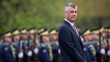 O presidente do Kosovo, Hashim Thaçi. Foto: Valdrin Xhemaj/EFE/EPA