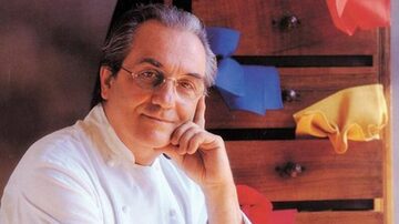 O chef milanês, Gualtiero Marchesi, pai da cozinha moderna italiana. Foto: Reprodução