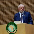 FILE PHOTO: Brazil's President Luiz Inacio Lula da Silva addresses the opening of the 37th Ordinary Session of the Assembly of the African Union at the African Union Headquarters, in Addis Ababa, Ethiopia February 17, 2024. REUTERS/Stringer/File Photo