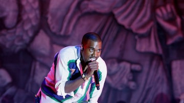 Kanye West em sua apresentação no Brasil, no Festival SWU, em 2011. Foto: Ernesto Rodrigues/Estadão