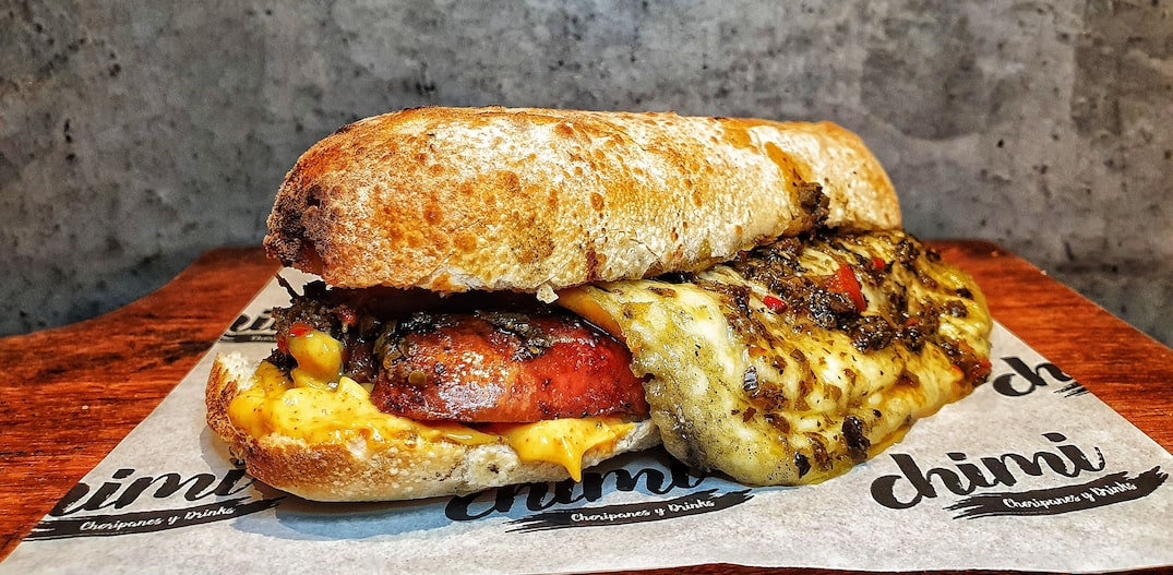 Choripan. Foto: Divulgação Chimi Choripanes y Drinks Choripan. Foto: Divulgação Chimi Choripanes y Drinks
