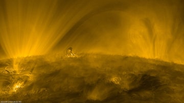 Coroa solar. Foto: ESA/Reprodu