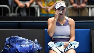 Wozniacki se aposenta e Serena é eliminada no Aberto da Austrália. Foto: Greg Wood/AFP