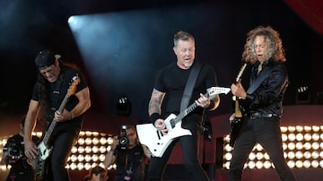 Metallica se apresenta no Citizen Festival no Central Park, em Nova York, em 2016. Foto: Andrew Kelly / Reuters