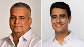 Os candidatosAlfredo Gaspar de Mendonça (MDB)e João Henrique Caldas, o JHC (PSB). Foto: TSE