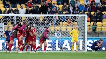 Spain celebrate following their extra time win at the Women's World Cup quarterfinal soccer match against the Netherlands in Wellington, New Zealand, Friday, Aug. 11, 2023. (AP Photo/Alessandra Tarantino). Foto: Alessandra Tarantino/AP Photo