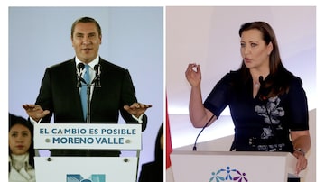 Rafael Moreno Valle e Martha Erika Alonso foram governadores do Estado de Puebla e integravam o Partido Ação Nacional (PAN). Foto: Hilda Rios/ EFE