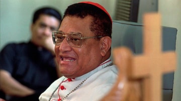 Cardeal Miguel Obando y Bravo, de opositor do sandinismo a aliado de Daniel Ortega. Foto: AP Photo/Anita Baca, File