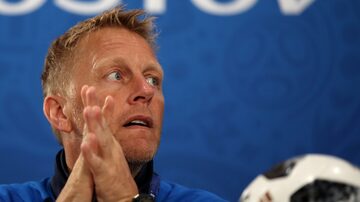Heimir Hallgrimsson,técnico da Islândia na Copa do Mundo. Foto: Marko Djurica/Reuters