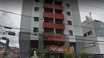 O acidente aconteceu em um edifício residencial em Santos. Foto: Google Maps
